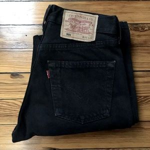 Vintage Levi’s 501 Black Jeans 28x32